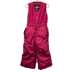 Kamik Insulated Bib Snow Pants, Pink, 3T